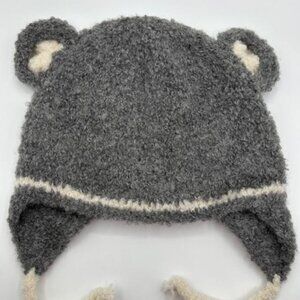 Woman Alpaca Bear Ears Beanie